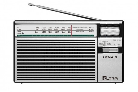 Изображение Radio LENA 5 USB Srebrne