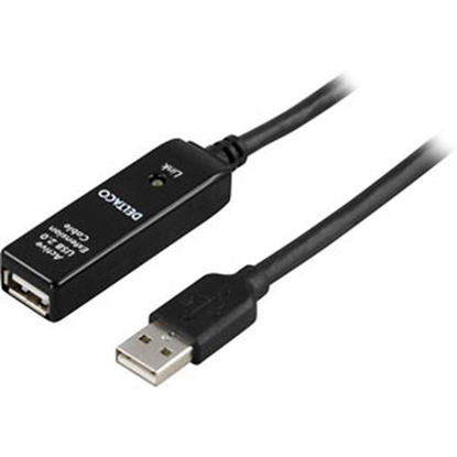 Изображение Adapter USB Deltaco DELTACO USB2-EX20M - USB forlængerkabel