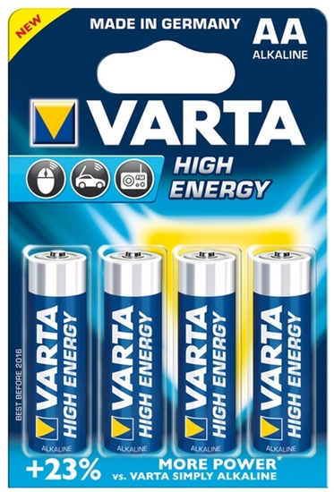 Изображение 1x4 Varta Longlife Power Mignon AA LR06