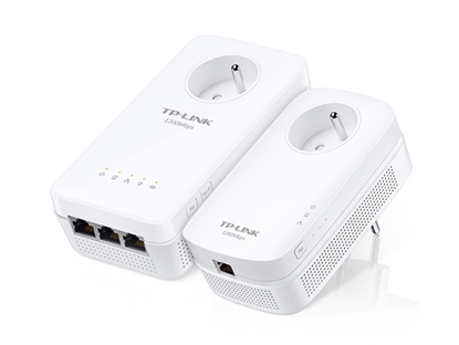 Изображение TP-Link AV1300 Gigabit Passthrough Powerline ac Wi-Fi Kit