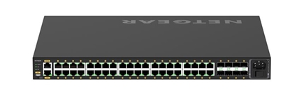 Изображение Netgear GSM4248P-100EUS network switch Managed L2/L3/L4 Gigabit Ethernet (10/100/1000) Power over Ethernet (PoE) Black