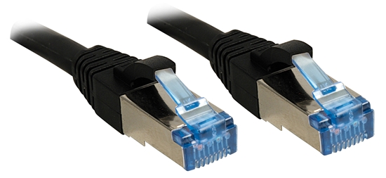 Picture of Lindy 47182 networking cable Black 7.5 m Cat6a S/FTP (S-STP)