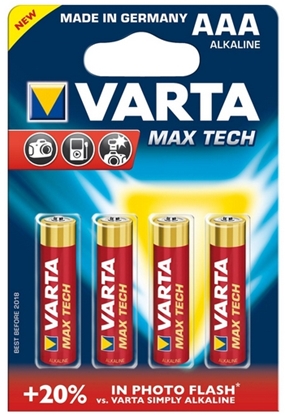 Attēls no 1x4 Varta Longlife Max Power Micro AAA LR03