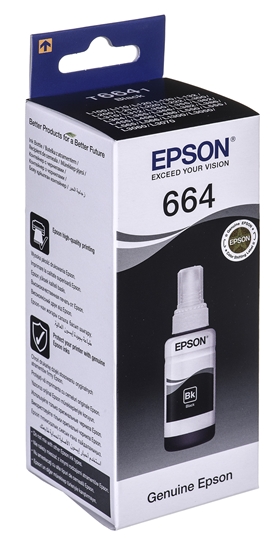 Изображение Epson T6641 Black ink bottle 70ml