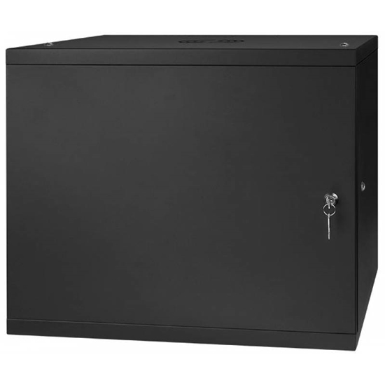 Picture of Rack Cabinet 19" 9U 450mm Metal Door Black