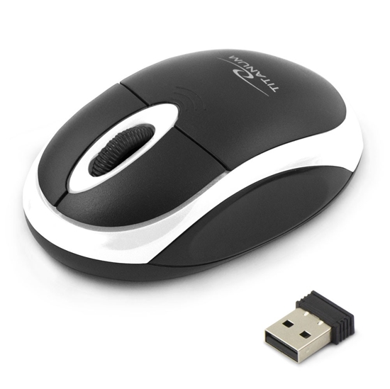 Изображение Mysz bezprzewodowa Titanum 2,4 GHZ, 3D Opt USB Vulture