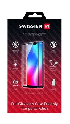 Picture of Swissten Full Face Tempered Glass Apple iPhone 13 / 13 Pro Black