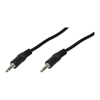 Picture of Logilink Audiokabel 1x 3,5mm -> 1x 3,5mm St/St  2.00m bk