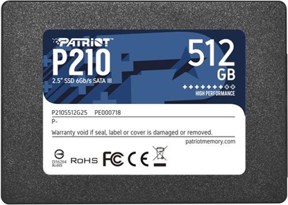 Изображение PATRIOT P210 SSD 2.5inch 512GB SATA 3