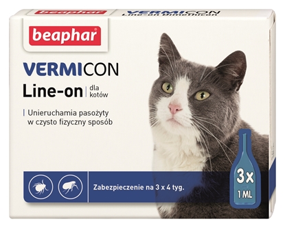 Picture of Beaphar parasite drops for cats - 3x 1ml