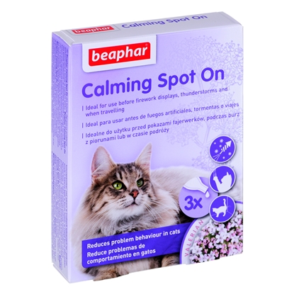 Attēls no Beaphar Cat No stress spot - 3 x 0.4 ml