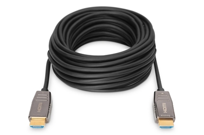 Picture of Kabel połączeniowy hybrydowy AOC HDMI 2.1 Ultra High Speed 8K/60Hz UHD HDMI A/HDMI A M/M 20m Czarny