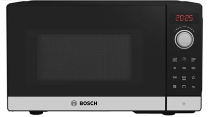 Attēls no Bosch Serie 2 FEL023MS2 microwave Countertop Solo microwave 20 L 800 W Black, Stainless steel