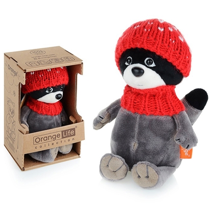 Attēls no Mīkstā rot. Jenots Denijs Jāņogu sīrupa 15cm Orange Toys