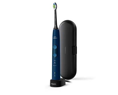 Attēls no Philips Sonicare ProtectiveClean 5100 Sonic electric toothbrush HX6851/53, Integrated pressure sensor, 3 modes, 1 BrushSync function, Travel case