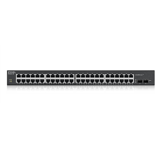 Picture of Zyxel GS1900-48HPv2 Managed L2 Gigabit Ethernet (10/100/1000) Power over Ethernet (PoE) Black