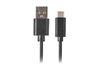 Picture of Kabel USB CM - AM 2.0 0.5m czarny QC 3.0 