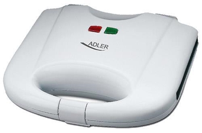 Picture of Adler Waffle maker AD 311 700 W, Number of pastry 2, Belgium, White