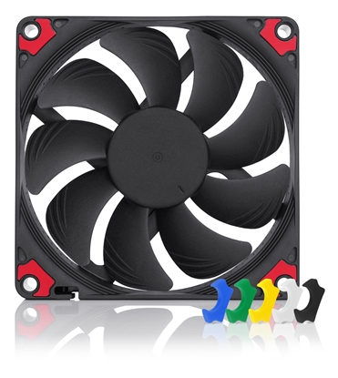 Attēls no Noctua NF-A9X14 HS-PWM CH.BK.S computer cooling component Computer case Fan 9.2 cm Black