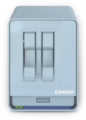 Attēls no QNAP QMiroPlus-201W NAS Desktop Ethernet LAN Blue J4125