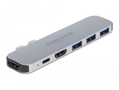 Attēls no Delock Docking Station for MacBook Dual HDMI 4K / PD / Hub
