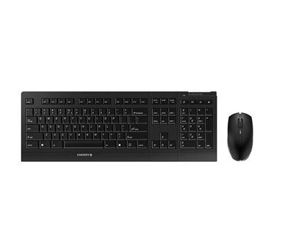 Изображение CHERRY B.Unlimited 3.0 keyboard Mouse included RF Wireless QWERTY US English Black