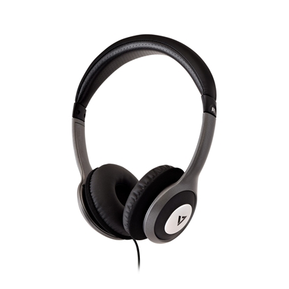 Attēls no V7 HA520-2EP headphones/headset Wired Head-band Music Black, Silver