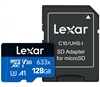 Picture of MEMORY MICRO SDXC 128GB UHS-I/W/ADAPTER LSDMI128BB633A LEXAR