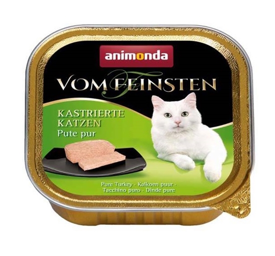 Picture of ANIMONDA Vom Feinsten Mildes Menu Turkey - wet cat food - 100g