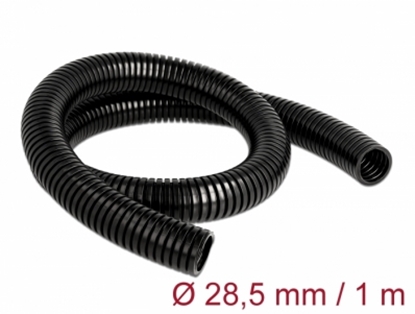 Изображение Delock Cable protection sleeve 1 m x 28.5 mm black