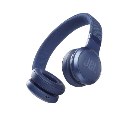 Attēls no (V) Akcija! JBL LIVE bezvadu on-ear austiņas ar bluetooth, zilas