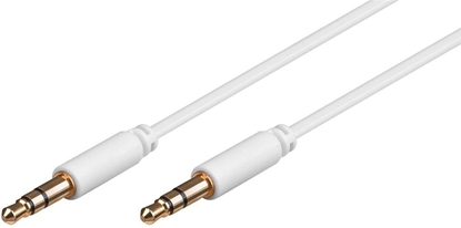 Picture of Kabel MicroConnect Jack 3.5mm - Jack 3.5mm 1.5m biały (AUDLL1.5W)