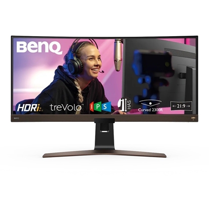 Attēls no BenQ EW3880R LED display 95.2 cm (37.5") 3840 x 1600 pixels Wide Quad HD+ LCD Brown