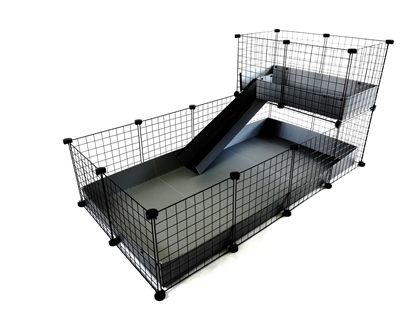 Obrazek C&C Modular cage 4x2 + Loft 2x1+ grey ramp