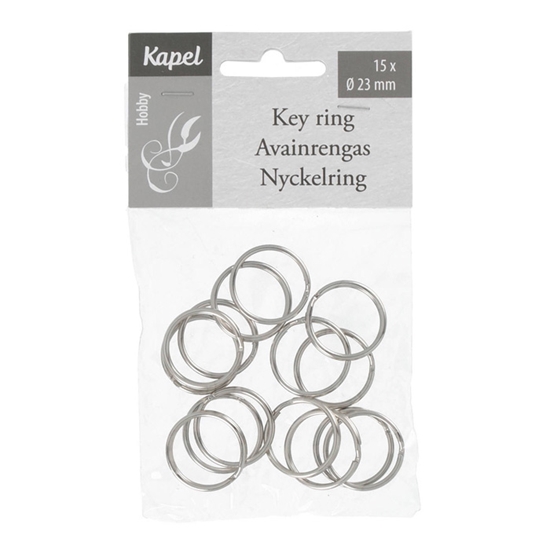 Picture of Rinķi atslēgu piekariņiem Kapel 23mm 15gab.