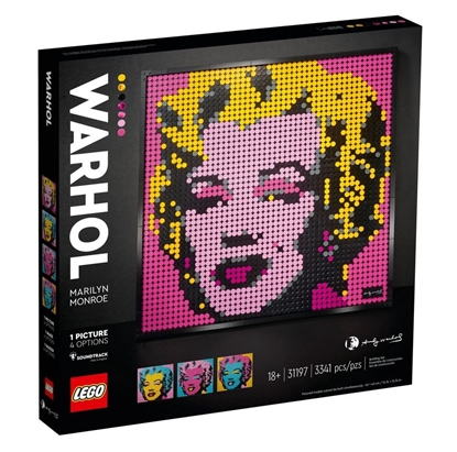 Attēls no LEGO Art Marilyn Monroe Andy'ego Warhola (31197)