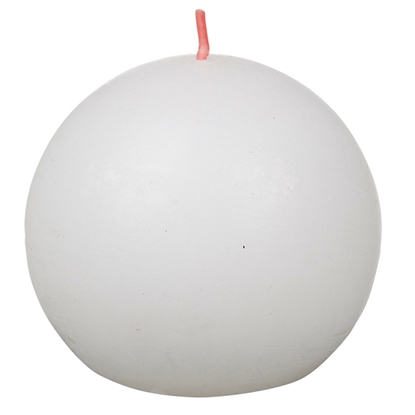 Picture of Svece bumba Rustic Shine 76mm 25h Cloudy balta