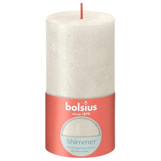 Изображение Svece Rustic Shimmer 130/68mm 60h bēša