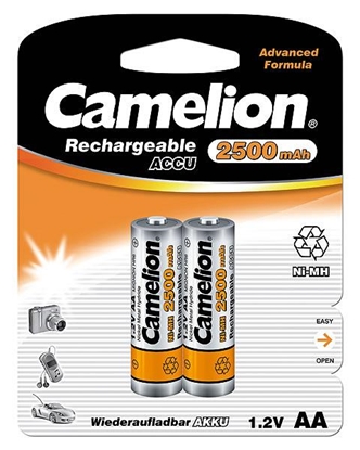 Picture of Camelion | AA/HR6 | 2500 mAh | Rechargeable Batteries Ni-MH | 2 pc(s)