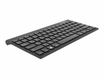 Attēls no Delock Bluetooth Mini Keyboard for Windows / Android / iOS - rechargeable black