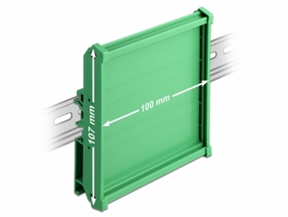 Picture of Delock Board Holder (107 mm) for DIN Rail 10 cm long