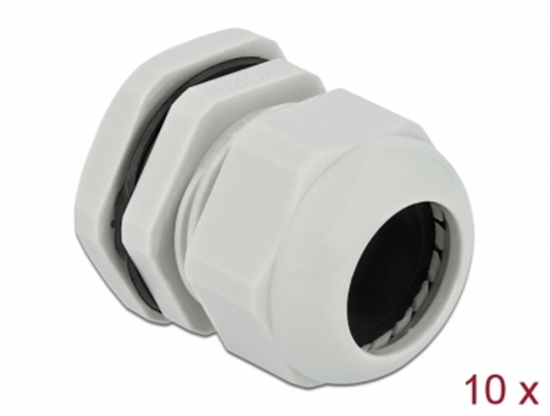 Picture of Delock Cable Gland PG29 10 pieces grey
