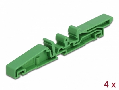 Attēls no Delock DIN rail clip for PCB 115 mm 4 pieces