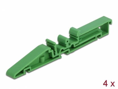Attēls no Delock DIN rail clip for PCB 122 mm 4 pieces