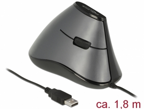 Picture of Delock Ergonomic optical 5-button USB mouse