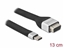 Изображение Delock FPC Flat Ribbon Cable USB Type-C™ to VGA (DP Alt Mode) 13 cm