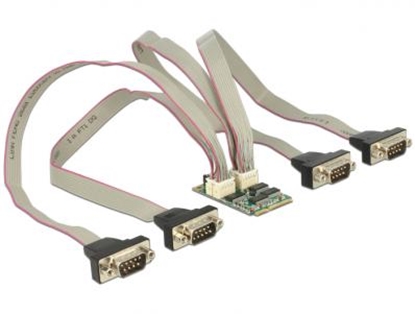 Picture of Delock Module MiniPCIe IO PCIe full size 4 x Serial RS-232 with Voltage supply