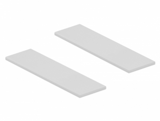 Picture of Delock Thermal Pad Set (2 pieces) 70 x 20 mm for M.2 modules