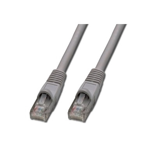 Изображение LINDY, UTP CAT5e Snagless Network Cable, grey, 0.3m