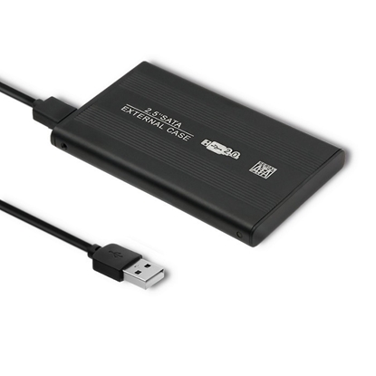 Picture of Obudowa/kieszeń aluminiowa do dysków HDD/SSD 2.5 SATA3 | USB 2.0| Czarny
